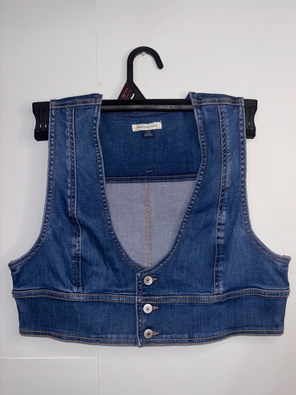 Denim bralette halter top